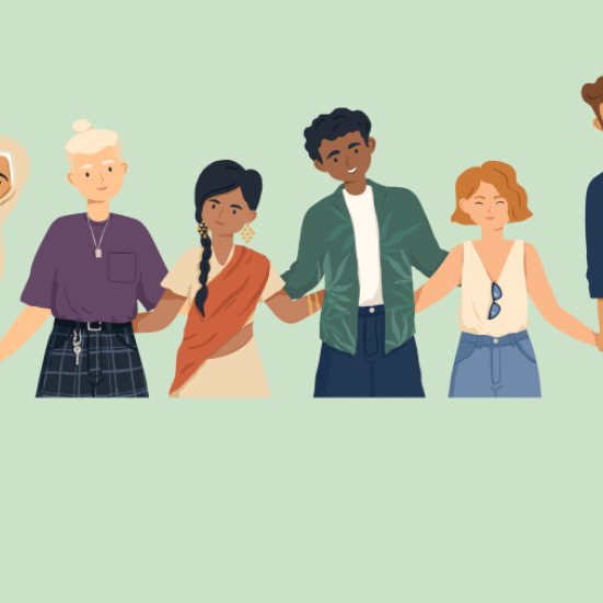 En samling mennesker