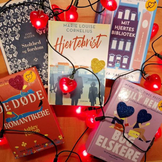 Foto af romance romaner