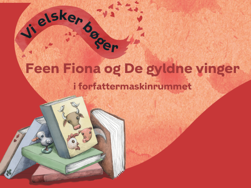 Vi elsker bøger plakat