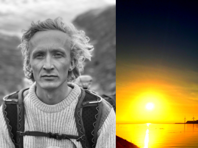 Foto af Guldkysten og forfatter Andreas Vermehren