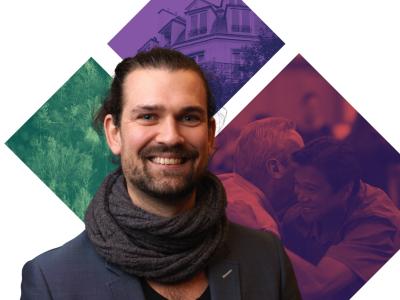 portræt af oplægsholder Jonas Jensen-Dharmaratne 
